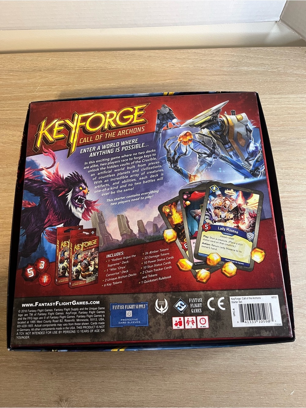 KeyForge: Call of the Archons Card Game - Red Box